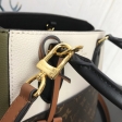 Louis Vuitton Monogram Canvas Fold Tote PM M45388 Creme Kaki Noir