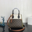 Louis Vuitton Monogram Canvas Fold Tote PM M45388 Creme Kaki Noir