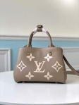 Louis Vuitton Montaigne BB Bicolor Monogram Empreinte Leather in Grey - Handbags M45489