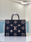 Louis Vuitton Monogram Empreinte Leather ONTHEGO MM M45495 Black