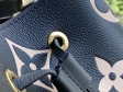 Louis Vuitton NeoNoe MM Bicolor Monogram Empreinte Leather in Black - Handbags M45497