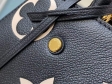 Louis Vuitton Montaigne MM Bicolor Monogram Empreinte Leather in Black - Handbags M45499