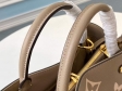 Louis Vuitton Montaigne MM Bicolor Monogram Empreinte Leather in Grey - Handbags M45499