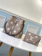 Louis Vuitton NeoNoe MM Bicolor Monogram Empreinte Leather in Grey - Handbags M45555