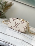 Louis Vuitton Vanity PM Bicolor Monogram Empreinte Leather in Beige - Handbags M45599