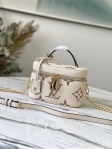 Louis Vuitton Vanity PM Bicolor Monogram Empreinte Leather in Beige - Handbags M45599