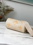 Louis Vuitton Monogram Empreinte Leather Papillon BB M45708 Cream/Saffron