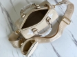 Louis Vuitton Monogram Empreinte Leather Papillon BB M45708 Cream/Saffron