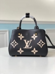 Louis Vuitton Montaigne BB Bicolor Monogram Empreinte Leather in Black - Handbags M45778