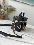 Louis Vuitton Vanity PM Bicolor Monogram Empreinte Leather in Black - Handbags M45780