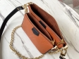 Louis Vuitton Multi Pochette Accessoires Monogram Empreinte Leather in Caramel - Handbags M45839
