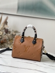 Louis Vuitton Speedy Bandouliere 25 Monogram Empreinte Leather in Caramel - Handbags M45840