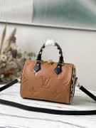 Louis Vuitton Speedy Bandouliere 25 Monogram Empreinte Leather in Caramel - Handbags M45840