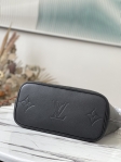 Louis Vuitton Neverfull MM Monogram Empreinte Leather in Black - Handbags M45856