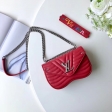 Louis Vuitton New Wave Chain Bag PM M51930 Scarlet-red Ecarlate