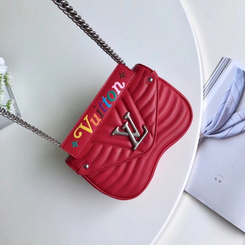 Louis Vuitton New Wave Chain Bag PM M51930 Scarlet-red Ecarlate