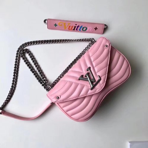 Louis Vuitton New Wave Chain Bag MM M51944 Smoothie Pink Louis Vuitton New Wave Chain Bag MM M51944 Smoothie Pink