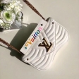 Louis Vuitton New Wave Chain Bag MM M51945 Soft-white Snow