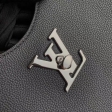 Louis Vuitton Calf Leather Lockme Hobo Shoulder Bag M52776 Black
