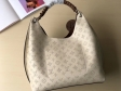 Louis Vuitton Mahina Leather Carmel Hobo Bag M53188 Crème Beige
