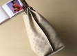 Louis Vuitton Mahina Leather Carmel Hobo Bag M53188 Crème Beige