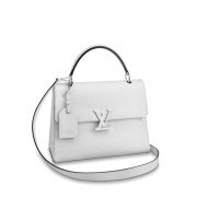 Louis Vuitton Epi Leather LV One Handle bag Grenelle MM M53690 Blanc Optique White