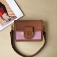Louis Vuitton Taurillon leather MINI Dauphine Lugano Handbag M53805 Bruni/Strawberry Milk
