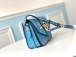 Louis Vuitton Cowhide LV Pont 9 Handbag M55947 Storm Blue