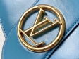 Louis Vuitton Cowhide LV Pont 9 Handbag M55947 Storm Blue