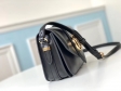 Louis Vuitton Cowhide LV Pont 9 Handbag M55948 Black