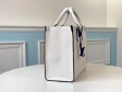 Louis Vuitton Epi Cowhide Leather Onthego MM Tote Bag M56081 Blanc White
