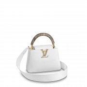 Louis Vuitton Capucines Mini Ayers in White - Women - Handbags M56399