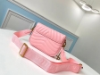 Louis Vuitton CalfLeather Multi Pochette New Wave M56468 Pink