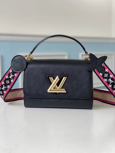 Louis Vuitton Twist MM Epi Leather in Black - Handbags M57050