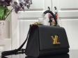 Louis Vuitton Taurillon Leather TWIST ONE HANDLE MM M57090 Black