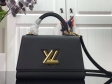Louis Vuitton Taurillon Leather TWIST ONE HANDLE MM M57090 Black