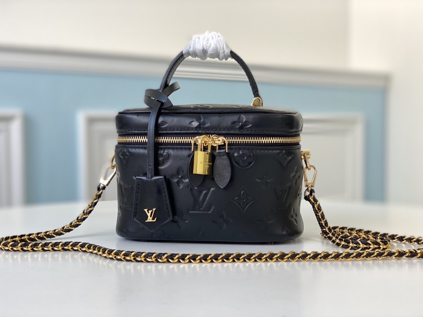 Louis Vuitton Vanity PM Monogram Ink in Black - Handbags M57118