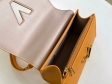 Louis Vuitton Taurillon Leather TWIST ONE HANDLE PM M57136 Saffron