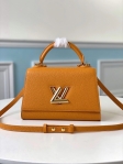 Louis Vuitton Taurillon Leather TWIST ONE HANDLE PM M57136 Saffron