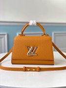 Louis Vuitton Taurillon Leather TWIST ONE HANDLE PM M57136 Saffron