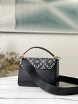 Louis Vuitton Since 1854 Twist MM Monogram Jacquard in Black - Handbags M57442