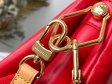 Louis Vuitton Lambskin Coussin PM M57792 Red