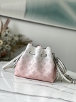 Louis Vuitton Mahina Leather Bella Bag M57855 Light Pink