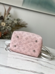 Louis Vuitton Mahina Leather Bella Bag M57855 Light Pink