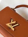 Louis Vuitton Twist One Handle PM Taurillon Leather in Caramel - Handbags M57897