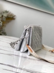 Louis Vuitton Lambskin Coussin PM M57913 Silver
