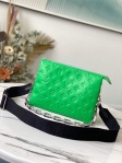 Louis Vuitton Lambskin Coussin PM M57936 LV Motion Green
