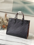 Louis Vuitton OnTheGo MM Monogram Empreinte Leather in Black - Handbags M58522
