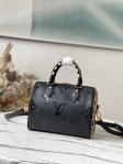 Louis Vuitton Speedy Bandouliere 25 Monogram Empreinte Leather in Black - Handbags M58524