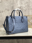 Louis Vuitton OnTheGo PM Monogram Empreinte Leather in Blue - Women - Handbags M58956